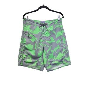 Patagonia Board Shorts Mens 30 Swim Trunks Lightweight Zip Pocket Surf Inseam 9"